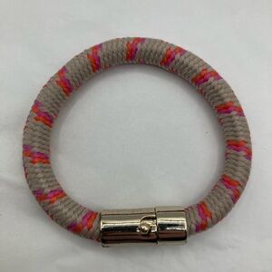 KATE SPADE SATURDAY Pink and Orange Braided Bracelet
